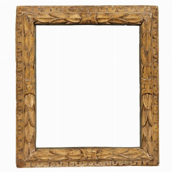 CORNICE, PIEMONTE, SECOLO XVII  - Asta L'ARTE DI ORNARE I QUADRI: CORNICI DAL RINASCIMENTO ALL'OTTOCENTO - Associazione Nazionale - Case d'Asta italiane