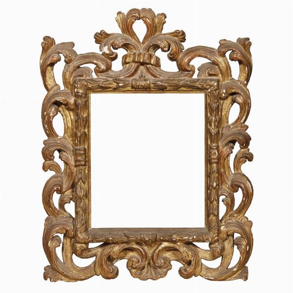 COPPIA DI CORNICI, EMILIA, SECOLO XVII  - Asta L'ARTE DI ORNARE I QUADRI: CORNICI DAL RINASCIMENTO ALL'OTTOCENTO - Associazione Nazionale - Case d'Asta italiane