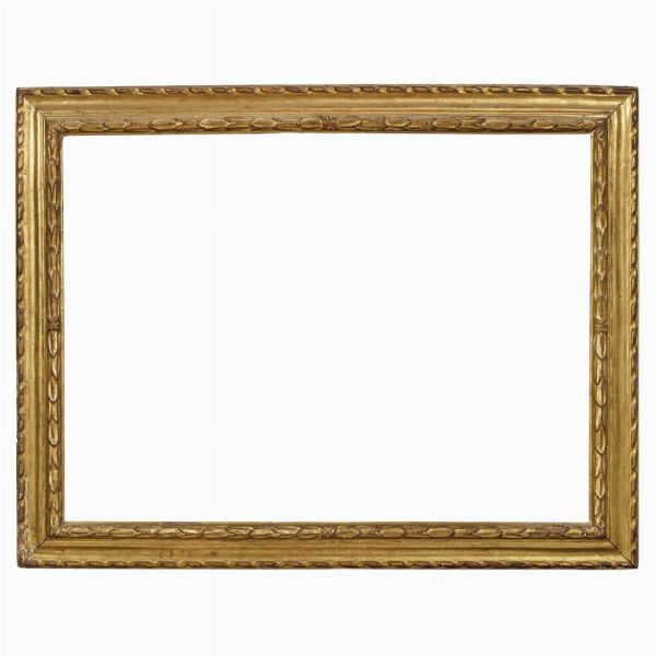 CORNICE, ITALIA SETTENTRIONALE, SECOLO XVIII  - Asta L'ARTE DI ORNARE I QUADRI: CORNICI DAL RINASCIMENTO ALL'OTTOCENTO - Associazione Nazionale - Case d'Asta italiane