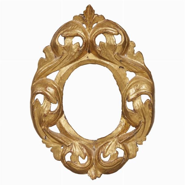 PICCOLA CORNICE, LOMBARDIA, INIZI SECOLO XVIII  - Asta L'ARTE DI ORNARE I QUADRI: CORNICI DAL RINASCIMENTO ALL'OTTOCENTO - Associazione Nazionale - Case d'Asta italiane