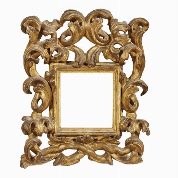 COPPIA DI CORNICI, EMILIA, SECOLO XVIII  - Asta L'ARTE DI ORNARE I QUADRI: CORNICI DAL RINASCIMENTO ALL'OTTOCENTO - Associazione Nazionale - Case d'Asta italiane