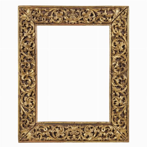 CORNICE, ITALIA CENTRALE, SECOLO XVII  - Asta L'ARTE DI ORNARE I QUADRI: CORNICI DAL RINASCIMENTO ALL'OTTOCENTO - Associazione Nazionale - Case d'Asta italiane