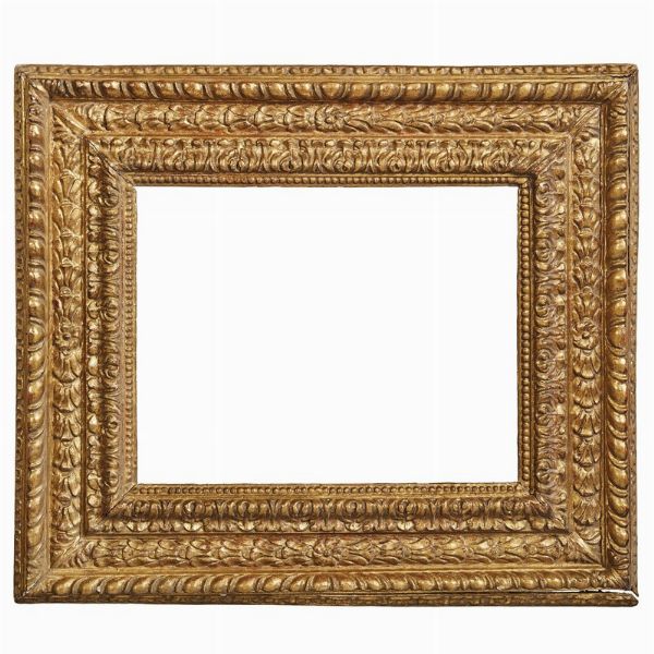 CORNICE, EMILIA, SECOLO XVII  - Asta L'ARTE DI ORNARE I QUADRI: CORNICI DAL RINASCIMENTO ALL'OTTOCENTO - Associazione Nazionale - Case d'Asta italiane