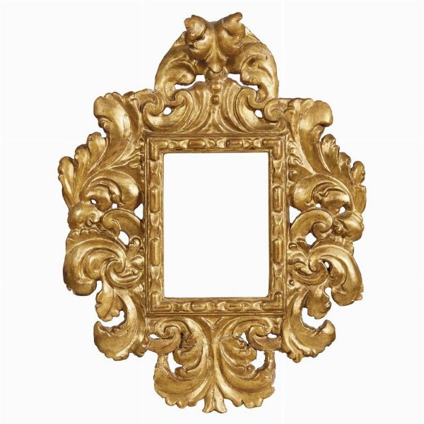 COPPIA DI PICCOLE CORNICI, ITALIA CENTRALE, SECOLO XVII  - Asta L'ARTE DI ORNARE I QUADRI: CORNICI DAL RINASCIMENTO ALL'OTTOCENTO - Associazione Nazionale - Case d'Asta italiane