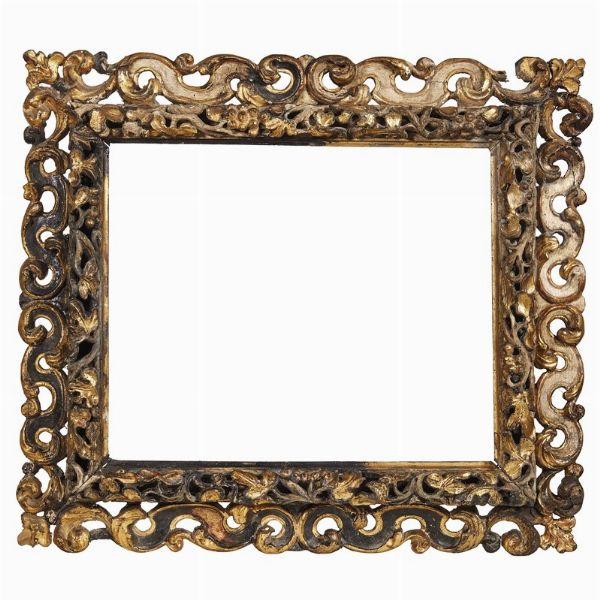 COPPIA DI CORNICI, TOSCANA, SECOLO XVII  - Asta L'ARTE DI ORNARE I QUADRI: CORNICI DAL RINASCIMENTO ALL'OTTOCENTO - Associazione Nazionale - Case d'Asta italiane