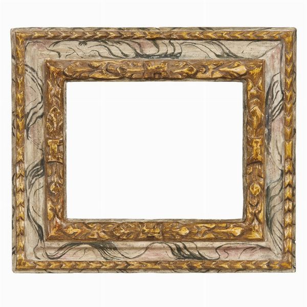 CORNICE, CENTRALE, SECOLO XVII  - Asta L'ARTE DI ORNARE I QUADRI: CORNICI DAL RINASCIMENTO ALL'OTTOCENTO - Associazione Nazionale - Case d'Asta italiane