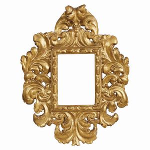 COPPIA DI PICCOLE CORNICI, ITALIA CENTRALE, SECOLO XVII  - Asta L'ARTE DI ORNARE I QUADRI: CORNICI DAL RINASCIMENTO ALL'OTTOCENTO - Associazione Nazionale - Case d'Asta italiane