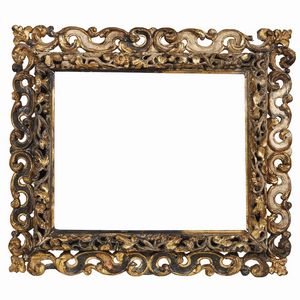 COPPIA DI CORNICI, TOSCANA, SECOLO XVII  - Asta L'ARTE DI ORNARE I QUADRI: CORNICI DAL RINASCIMENTO ALL'OTTOCENTO - Associazione Nazionale - Case d'Asta italiane