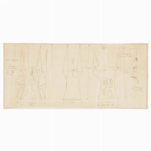 Ponti Gio : GIO' PONTI  - Asta Arte moderna e contemporanea  - Associazione Nazionale - Case d'Asta italiane