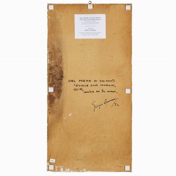 Ponti Gio : GIO' PONTI & GIORGIO LANCIANI  - Asta Arte moderna e contemporanea  - Associazione Nazionale - Case d'Asta italiane