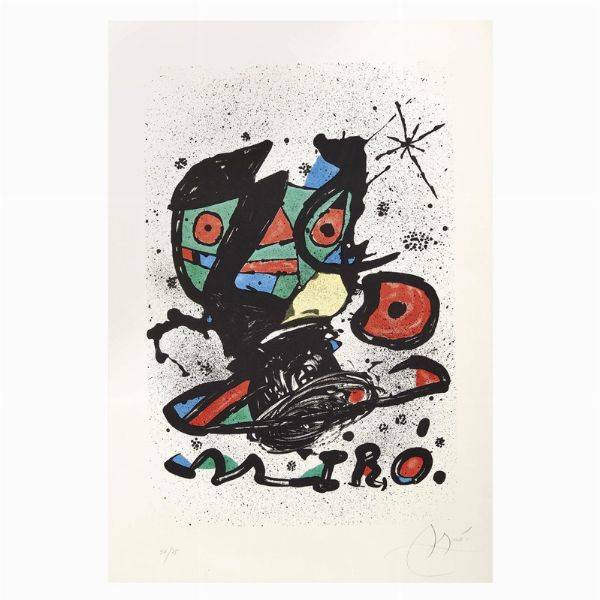 MIRO' JOAN : JOAN MIRO'  - Asta Arte moderna e contemporanea  - Associazione Nazionale - Case d'Asta italiane