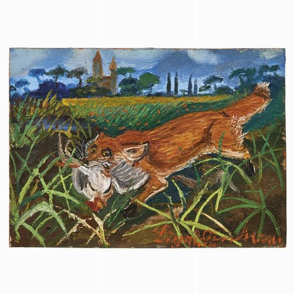 LIGABUE ANTONIO : ANTONIO LIGABUE  - Asta Arte moderna e contemporanea  - Associazione Nazionale - Case d'Asta italiane