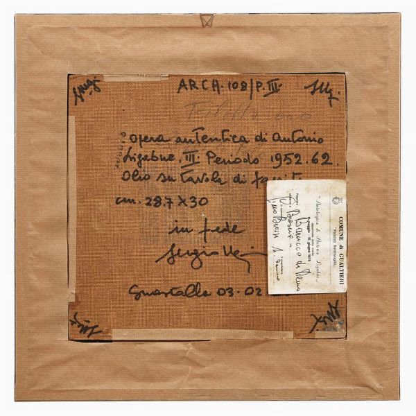 LIGABUE ANTONIO : ANTONIO LIGABUE  - Asta Arte moderna e contemporanea  - Associazione Nazionale - Case d'Asta italiane