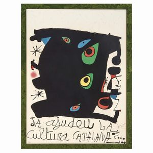 MIRO' JOAN : JOAN MIRO'  - Asta Arte moderna e contemporanea  - Associazione Nazionale - Case d'Asta italiane
