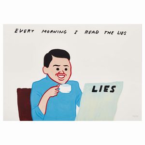 JOAN CORNELLA'   DAVID SHRIGLEY  - Asta Arte moderna e contemporanea  - Associazione Nazionale - Case d'Asta italiane