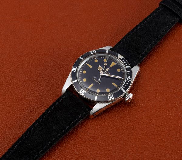 ROLEX : Raro Submariner ref 6536/1 cassa in acciaio, quadrante nero gilt con luminescenza al radio, ghiera girevole metallica  - Asta Orologi da Polso e da Tasca - Associazione Nazionale - Case d'Asta italiane