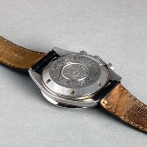 OMEGA : Speedmaster 145.022 cronografo professionale a carica manuale, tre contatori, cassa in acciaio e quadrante in oro con indici in Onice  - Asta Orologi da Polso e da Tasca - Associazione Nazionale - Case d'Asta italiane