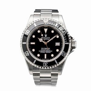 ROLEX - Seadweller  ref 16600, pregevole orologio da polso subacqueo, con secondi al centro, data e valvola di scappamento dell'Elio<BR>