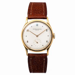 Vacheron & Constantin - Fine ed essenziale solotempo in oro giallo 18k carica manuale quadrante Argent con numeri ed indici applicati, secondi in basso e fondello a pressione