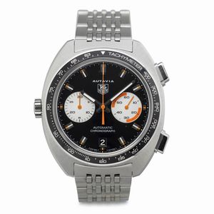 TAG HEUER - Autavia ref CY2111 in acciaio, automatico, impermeabile con bracciale originale e chiusura deployante