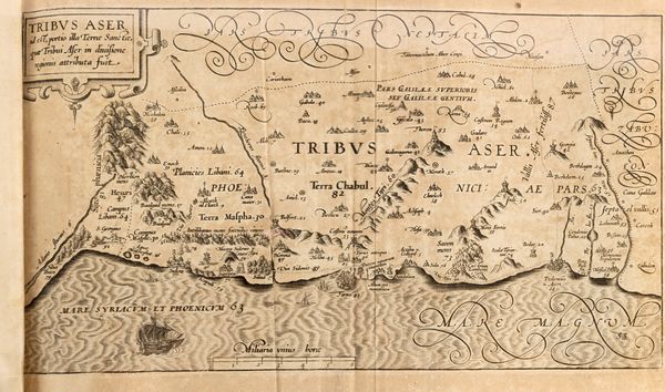 Cristiaan van Adrichem : Theatrum Terrae Sanctae et biblicarum historiarum cum tabulis geographicis aere expressis. Auctore, Christiano Adrichomio,Delpho. (Coloniae Agrippinae : in Officina Birckmannica : sumptibus HermanniMylij, 1628).  - Asta Libri, Autografi e Stampe - Associazione Nazionale - Case d'Asta italiane