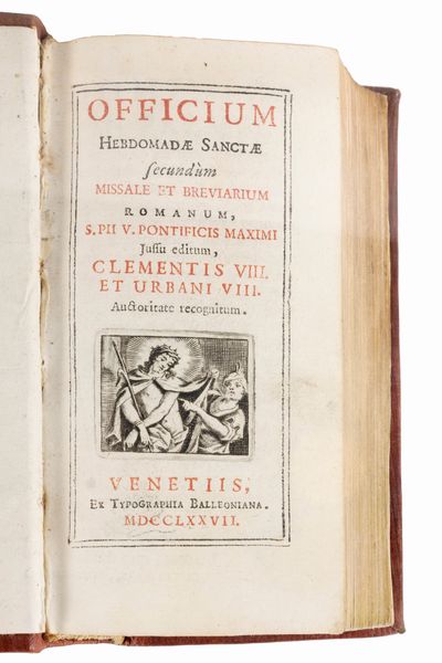 Officium Hebdomadae Sanctae  - Asta Libri, Autografi e Stampe - Associazione Nazionale - Case d'Asta italiane