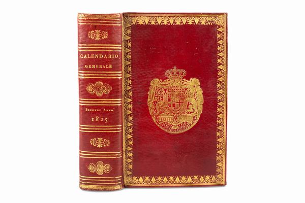 Calendario generale pe' Regii Stati pubblicato con autorit� del Governo e con privilegio di S.S.R.di S.S.R.  - Asta Libri, Autografi e Stampe - Associazione Nazionale - Case d'Asta italiane