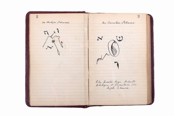 Richard Alexander : Mystic Notes - Diario autografo dell'astrologo R. Alexander  - Asta Libri, Autografi e Stampe - Associazione Nazionale - Case d'Asta italiane