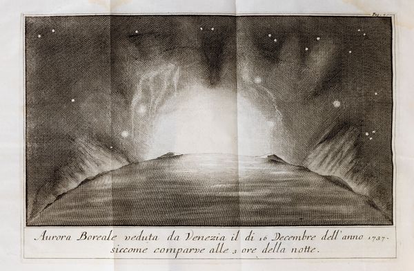 EUSEBIO SGUARIO : Dissertazione sopra le aurore boreali  - Asta Libri, Autografi e Stampe - Associazione Nazionale - Case d'Asta italiane