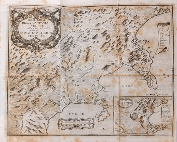 Camillo Pellegrino : Apparato alle antichit di Capua o vero discorsi della Campagna Felice.  - Asta Libri, Autografi e Stampe - Associazione Nazionale - Case d'Asta italiane