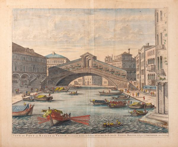 Veue du Pont de Rialto de Venise  - Asta Libri, Autografi e Stampe - Associazione Nazionale - Case d'Asta italiane