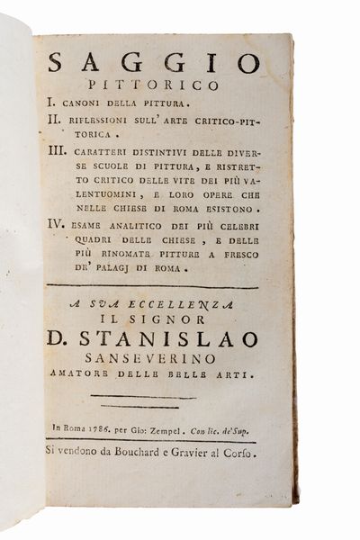 Michelangelo Prunetti : Saggio pittorico  - Asta Libri, Autografi e Stampe - Associazione Nazionale - Case d'Asta italiane