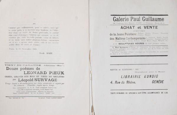 SIC. Sons - Ides - Couleurs - Formes  - Asta Libri, Autografi e Stampe - Associazione Nazionale - Case d'Asta italiane