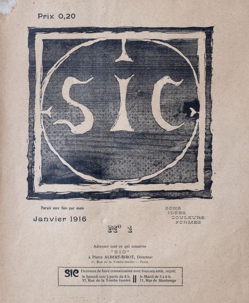 SIC. Sons - Ides - Couleurs - Formes  - Asta Libri, Autografi e Stampe - Associazione Nazionale - Case d'Asta italiane