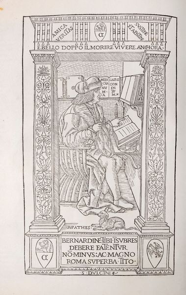 Corio, Bernardino : Bernardini Corii viri clarissimi Mediolanensis Patria historia  - Asta Libri, Autografi e Stampe - Associazione Nazionale - Case d'Asta italiane