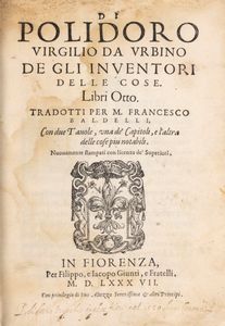 Polidoro Virgili - De gli inventori de le cose. libri otto