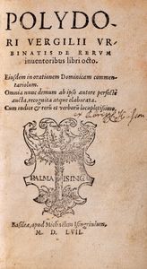 Polidoro Virgili - De rerum inventoribus. Eiusdem in orationem Dominicam commentariolum