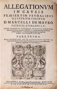 Marcello De Mauro - Allegationum in causis praesertim feudalibus