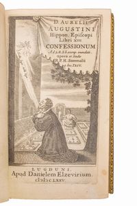 Agostino Aurelio, santo - Episcopi libri XIII Confessionum ad 3 M.SS. exemp. emendati