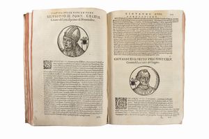 Platina, Bartolomeo : Historia delle vite dei sommi pontefici  - Asta Libri, Autografi e Stampe - Associazione Nazionale - Case d'Asta italiane