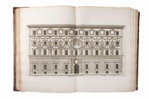 Pietro Ferrerio : Palazzi di Roma de' pi celebri architetti disegnati da Pietro Ferrerio pittore et architetto  - Asta Libri, Autografi e Stampe - Associazione Nazionale - Case d'Asta italiane