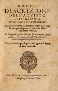 Antonio Mossi Fiorentino - Breve descrizione dell'acquisto di Terra Santa