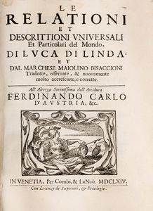 Lucas de Linda - Le relationi et descrittioni universali et particolari del mondo