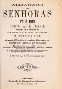 Almanach das Senhoras  para 1881, Portugal e Brazil  - Asta Libri, Autografi e Stampe - Associazione Nazionale - Case d'Asta italiane