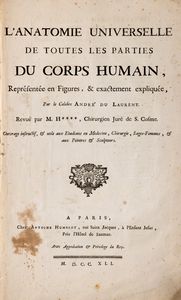 André  Du Laurent - L'anatomie universelle de toutes les parties du corps humain
