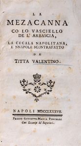 Valentino Biagio - La mezacanna co lo vascello de l'arbascia, la cecala napolitana e Napole scontraffatto