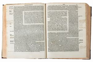 Svetonio : Vitae XII Caesarum. [Commentario] Philippus Beroaldus. Philippus Beroaldus: Epistola ad Hannibalem Bentivolum - Vita Suetonii - Appendix annotamentorum....  - Asta Libri, Autografi e Stampe - Associazione Nazionale - Case d'Asta italiane
