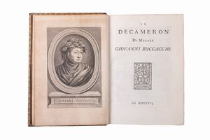 Boccaccio, Giovanni : Il Decameron di messer Giovanni Boccaccio. Del 1527.  - Asta Libri, Autografi e Stampe - Associazione Nazionale - Case d'Asta italiane