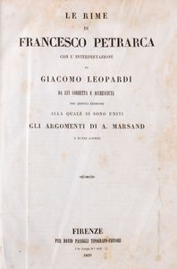 Boccaccio, Giovanni : Il Decameron di messer Giovanni Boccaccio. Del 1527.  - Asta Libri, Autografi e Stampe - Associazione Nazionale - Case d'Asta italiane