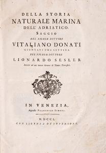 Vitaliano Donati - Della storia naturale marina dell'Adriatico